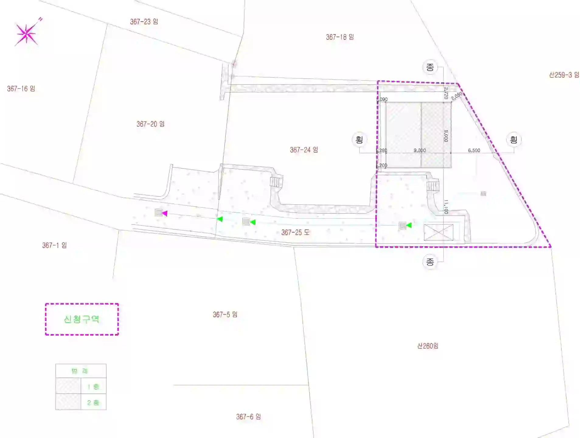 교산리 367-19 배치도 이미지